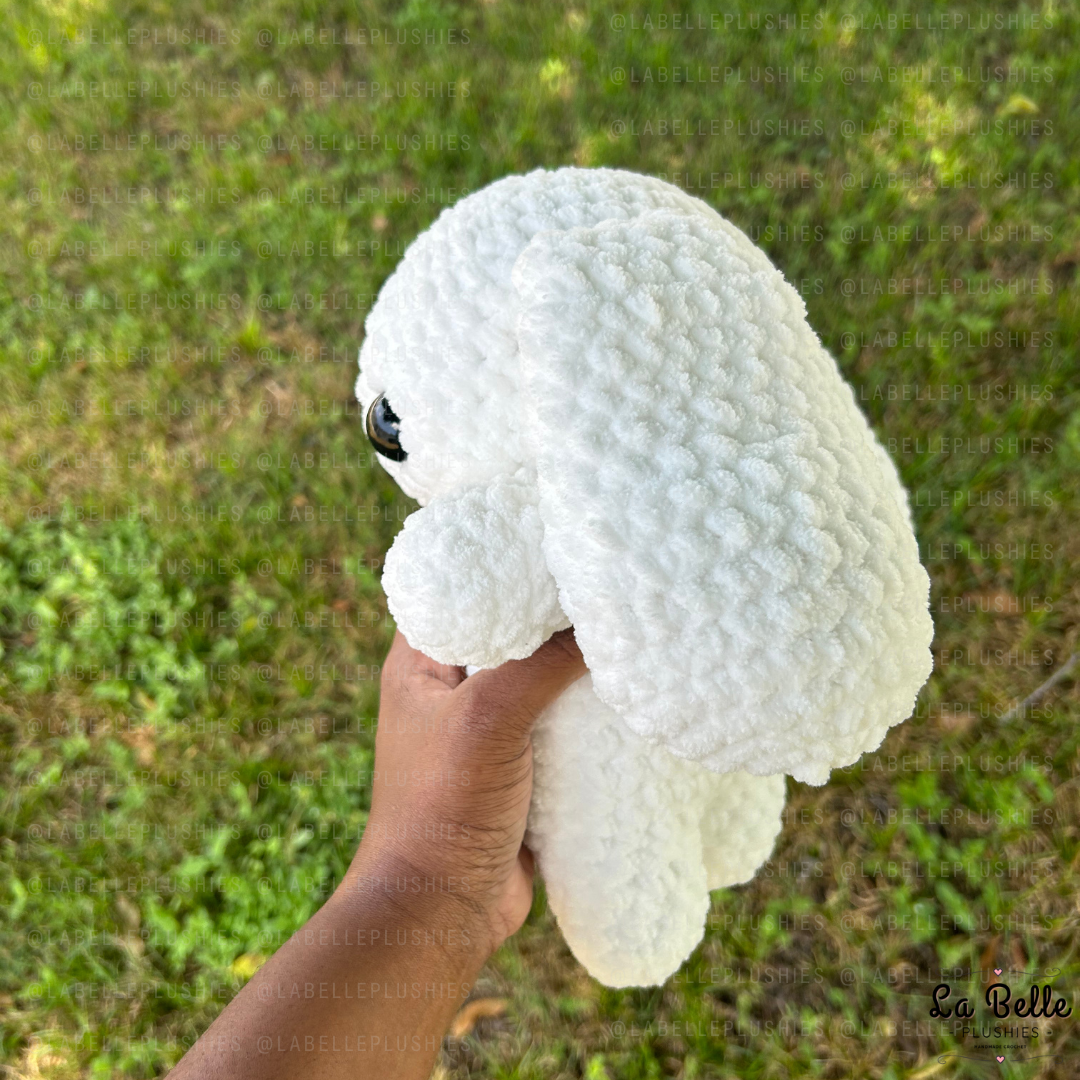 Crochet Bunny Plushie - White Stuffed Animal